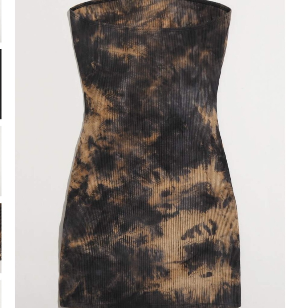Rib-Knit Tie-Dye Dress - Picture 3 of 4